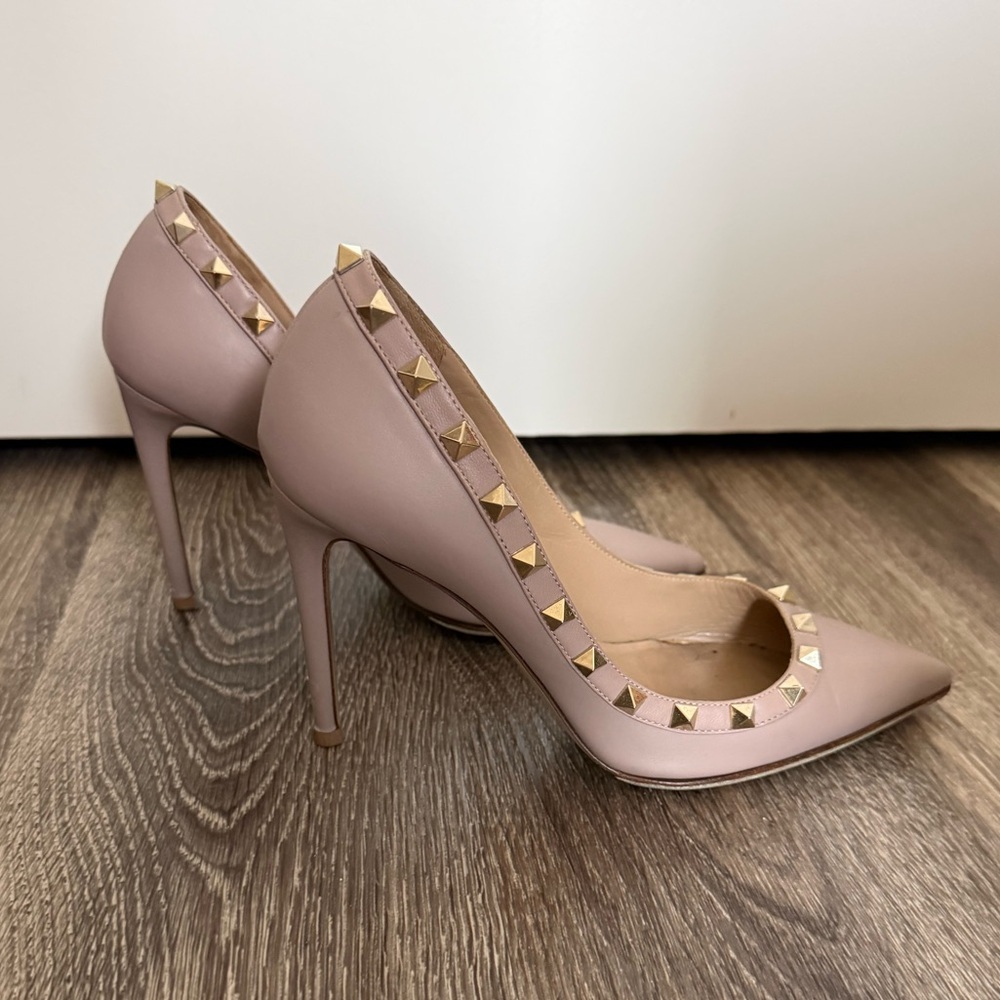 Valentino Women's Blush Studded Heels